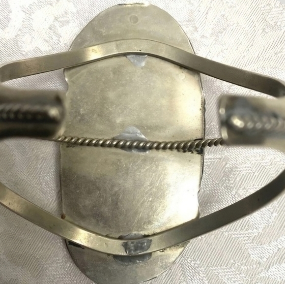 Turquoise Silver Women's Bracelet - Picture 4 of 6